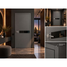 Двері ASTRAL RAL 7037 Dark Interior SL-GD