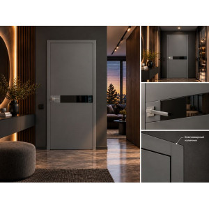 Двері ASTRAL RAL 7037 Dark Interior SL-GD