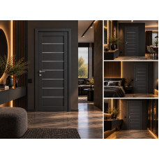 Двері ASPEN Dark Interior LINE-7 SL-GD