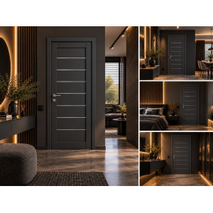 Двері ASPEN Dark Interior LINE-7 SL-GD