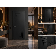 Двері UMBRA RAL 9005 dark interrior DX-BC