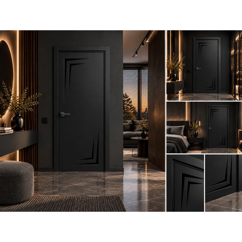 Двері UMBRA RAL 9005 dark interrior DX-BC